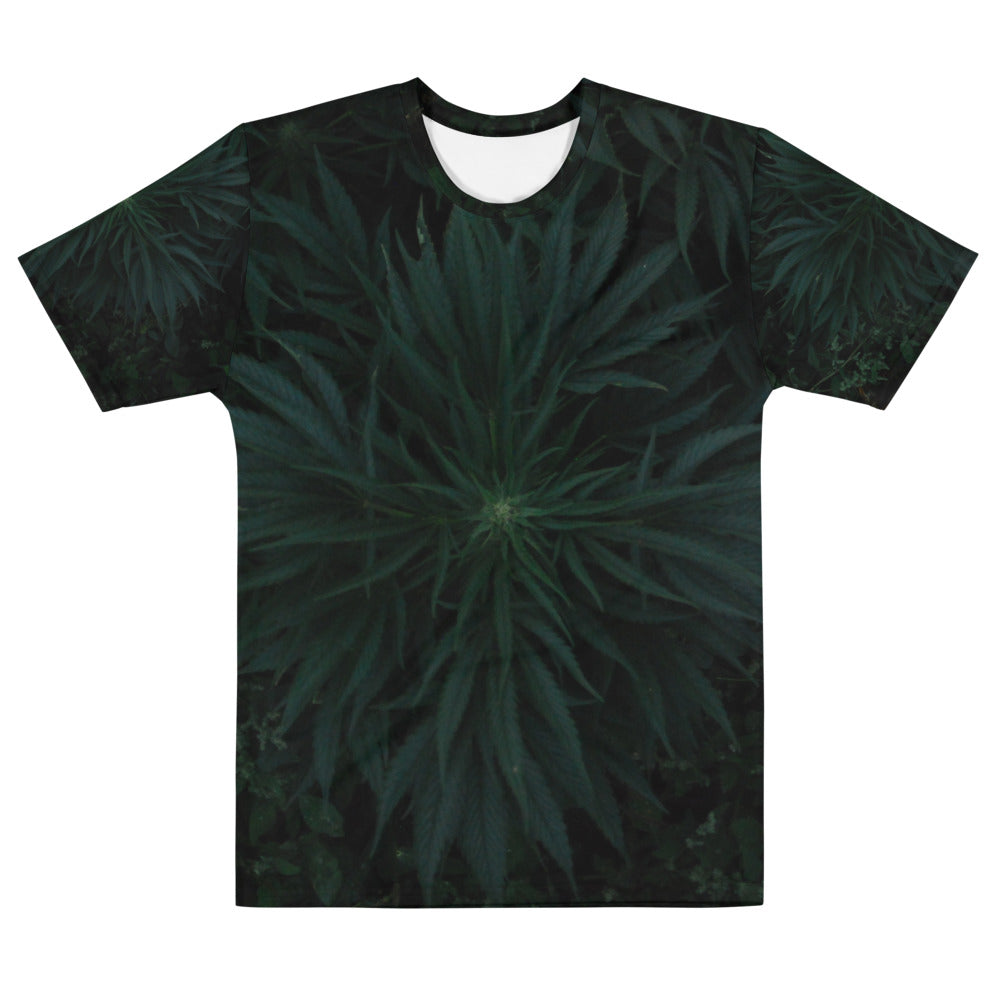Green Canna Cross Loose Tee