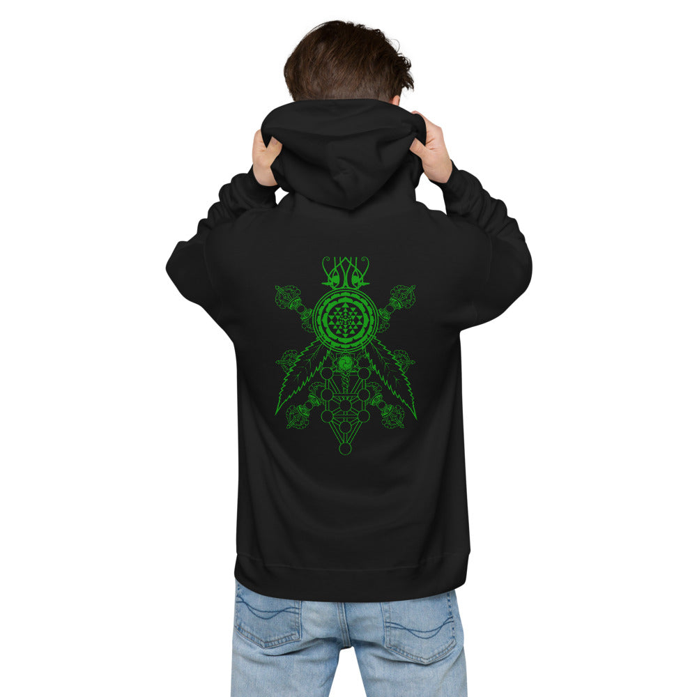 Green Bee Farms fleece hoodie